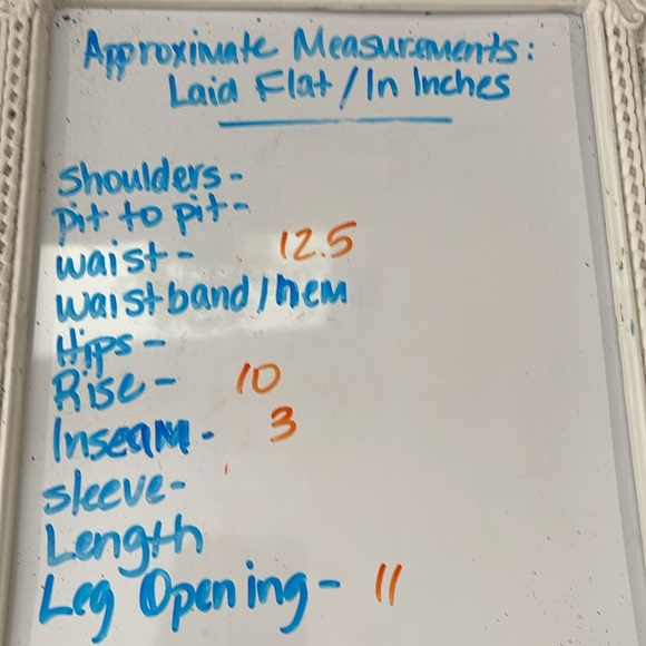 Shein Black Roll Up Denim Shorts Mid Rise Cotton Stretch Size 26 - Picture 9 of 10